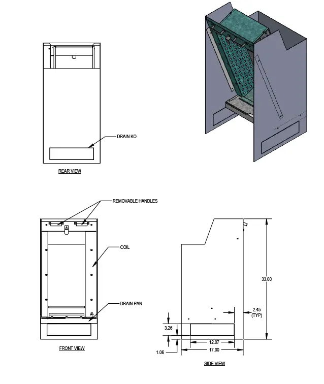 ER 003–006 dimensions